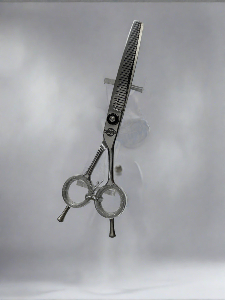 Angels 6.5’ curved fluff scissors – Angels Grooming Solutions